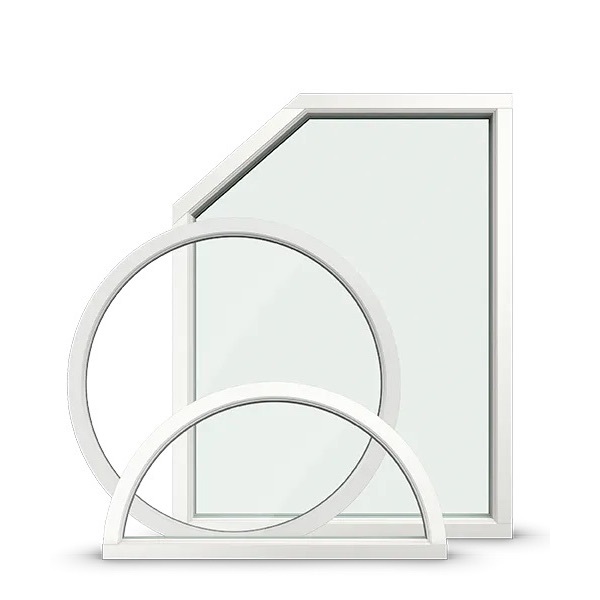 円形FIX窓など：3層ガラス