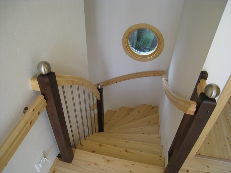 外側アルミ3層ガラス木製窓