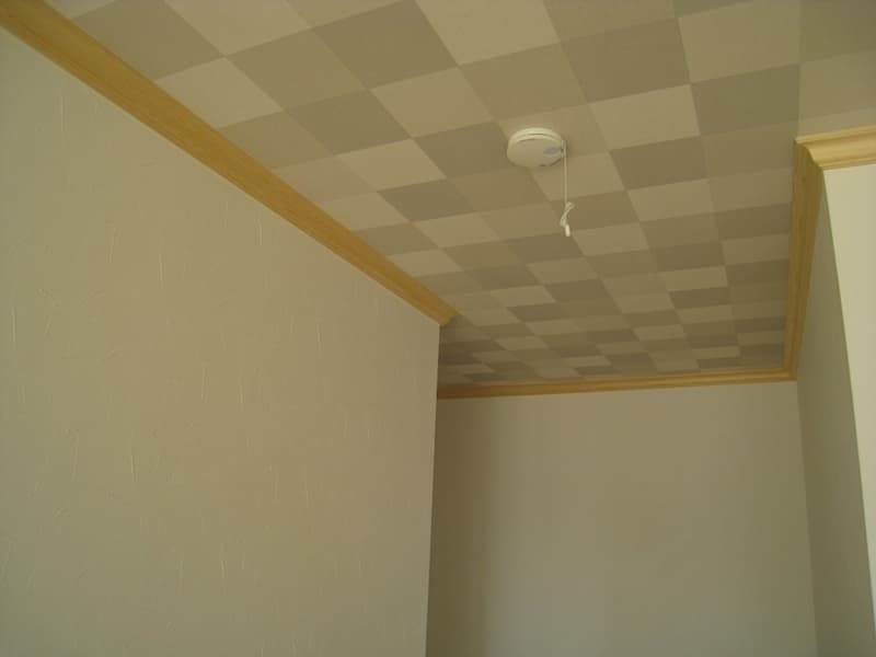 廻縁で引き締まる天井