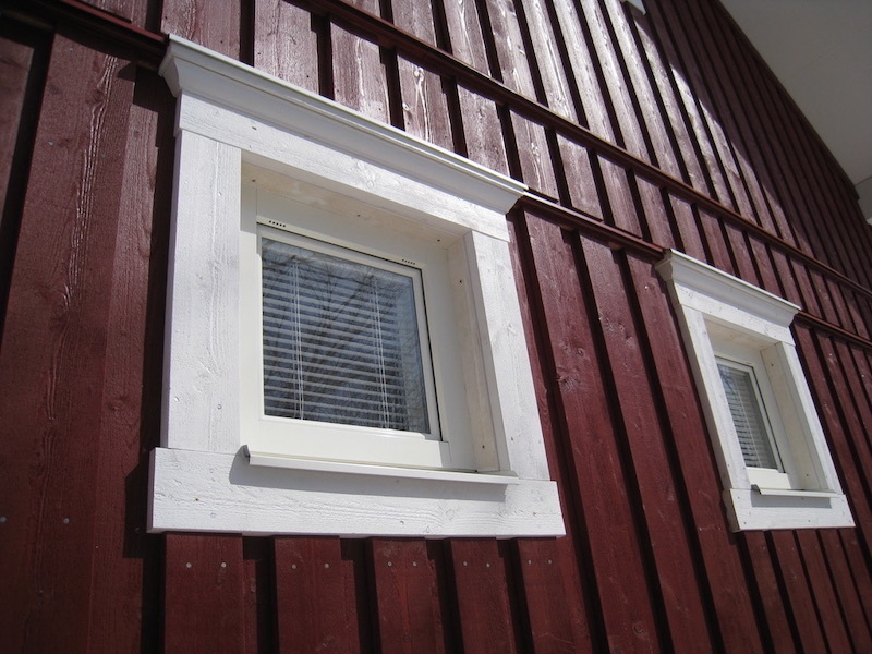 スウェーデン工場で取り付けられた窓