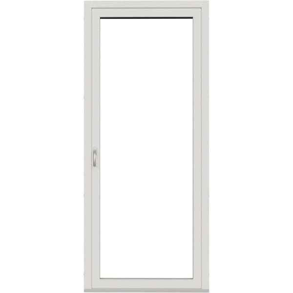 外側アルミ2+1=3層ガラス木製ドア