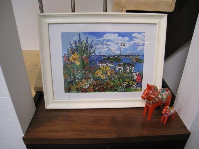 スウェーデンの絵画と小物