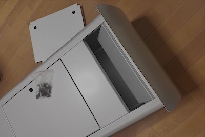 宅配ボックスのディテール