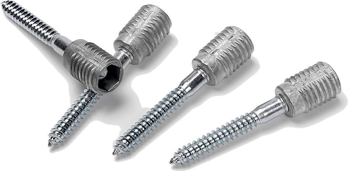 「後から取付可能な」枠専用スクリュー