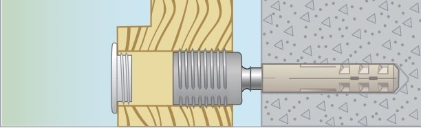 RCやレンガ造の場合は専用プラグ使用