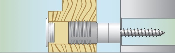 S（鉄骨）造には専用スクリュー＆スペーサー