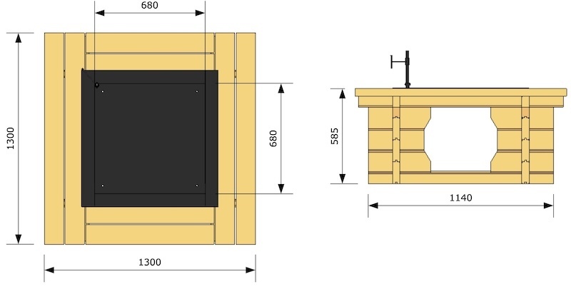 Stalo：平面図＆立面図
