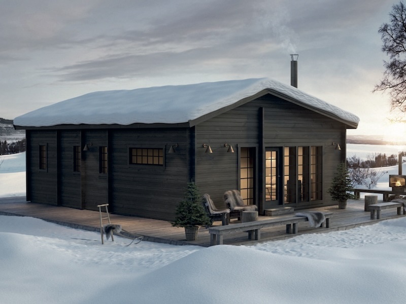 ベリールンダ 80m2（ログ壁）