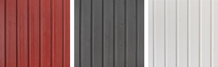 工場塗装済の木製外装パネル（スプルース材・壁ブロック）