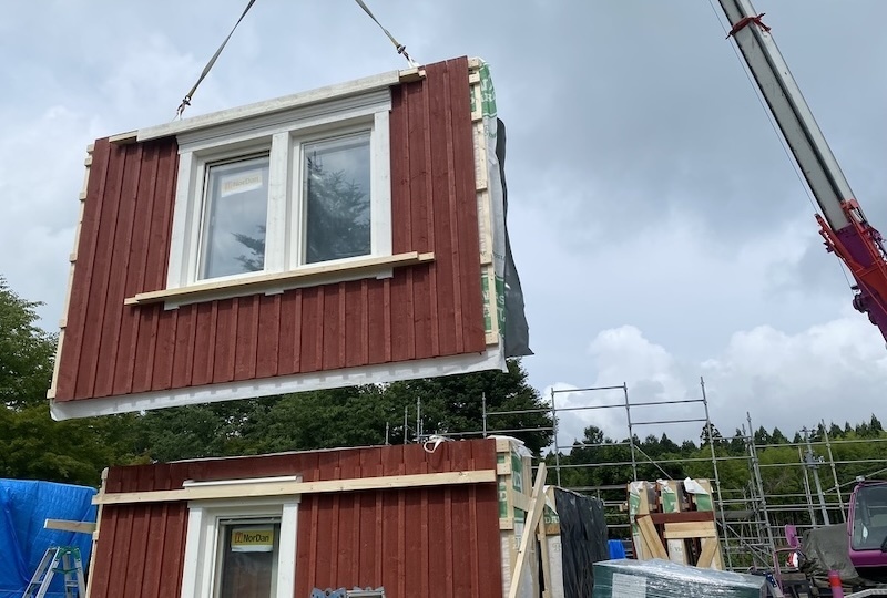 スウェーデンの外壁ブロック