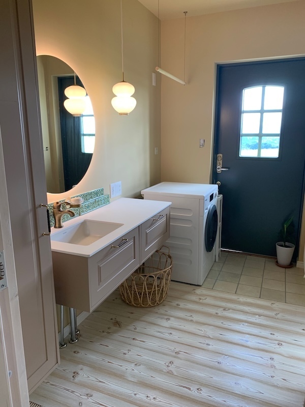 アンティーク調の床